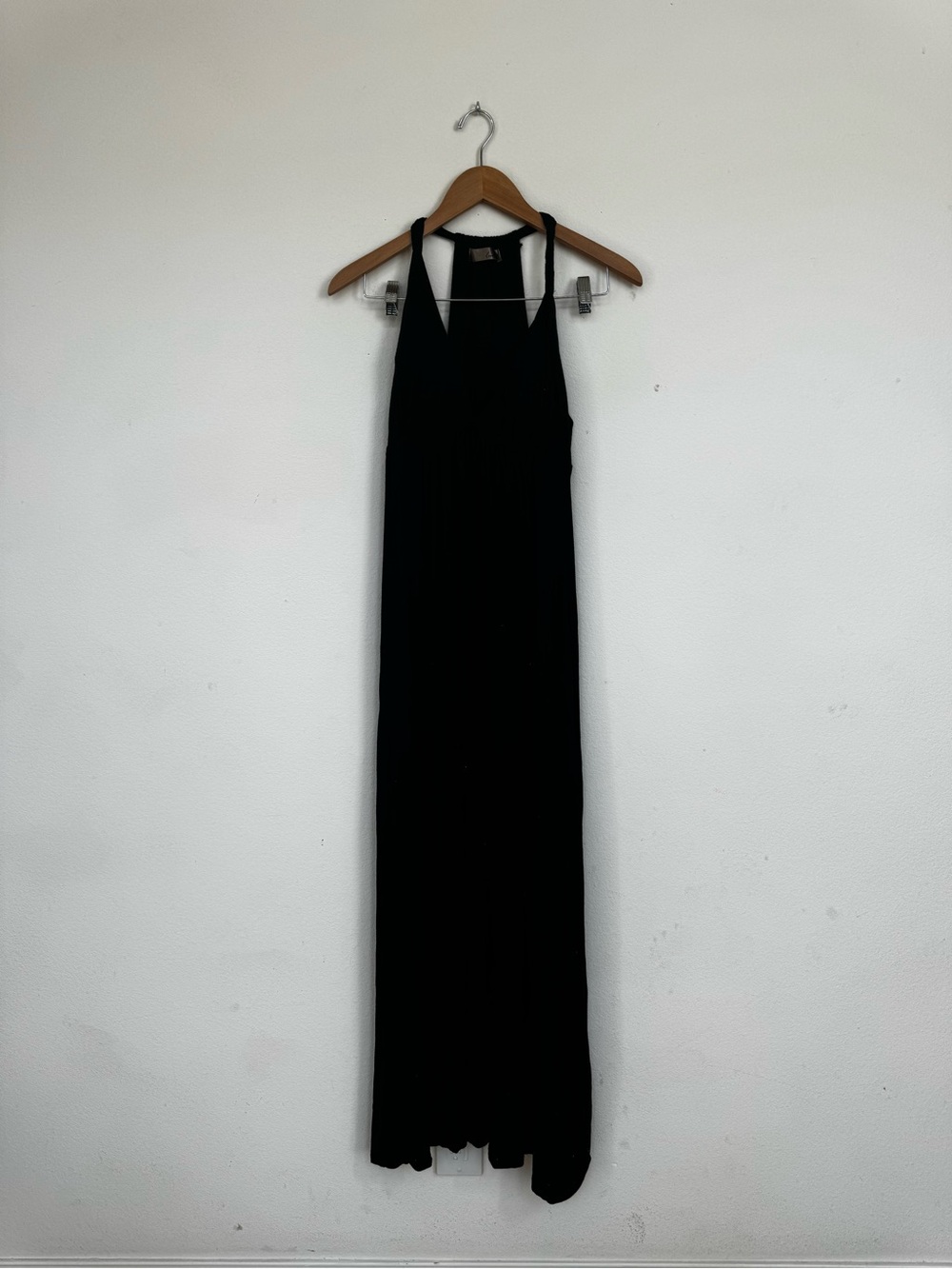 Black Sleeveless Maxi Dress - Unbranded